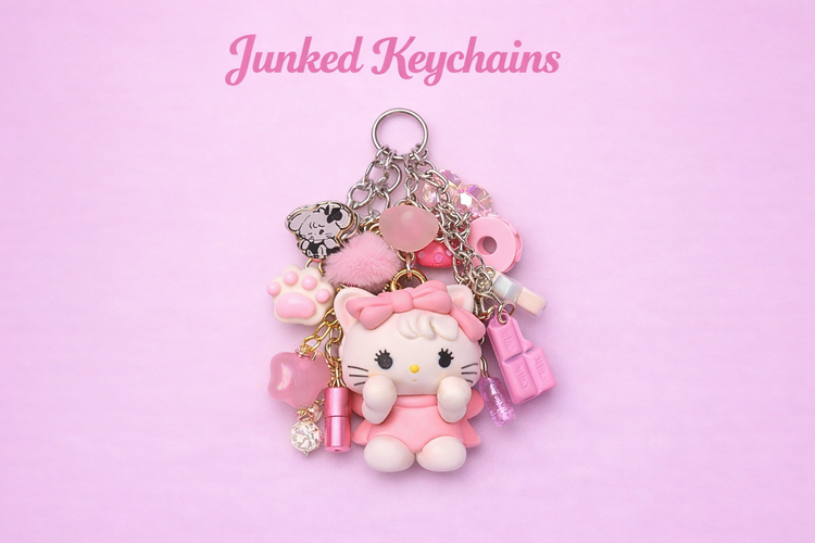 Junked & Beaded Keychains