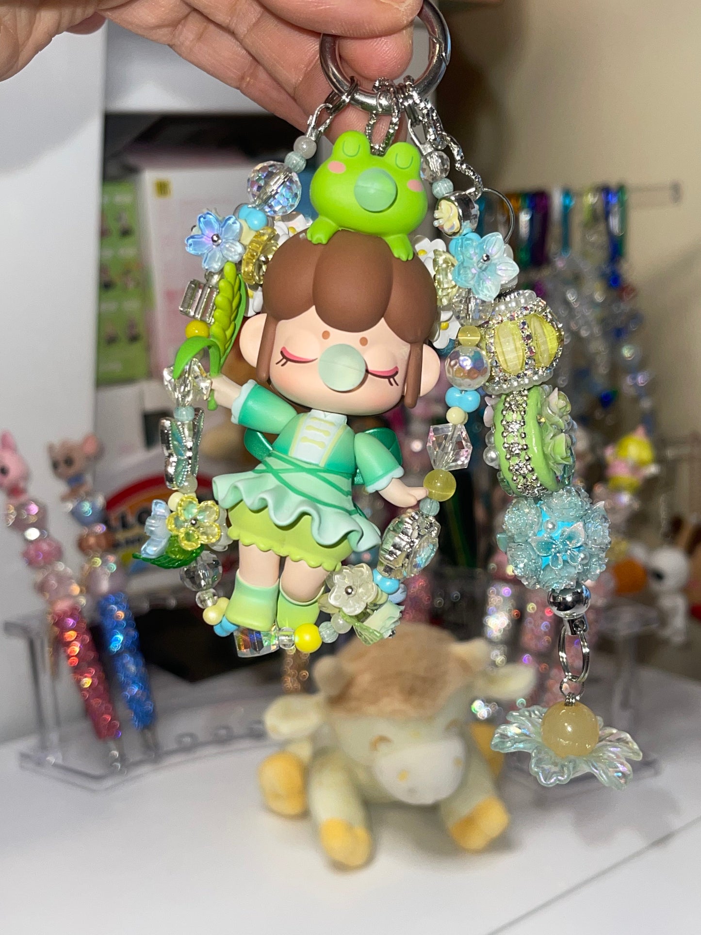 Pre-made Beaded Keychains