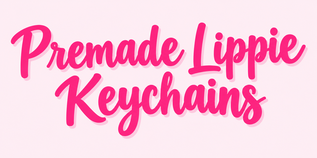 PRE MADE Lippie keychains