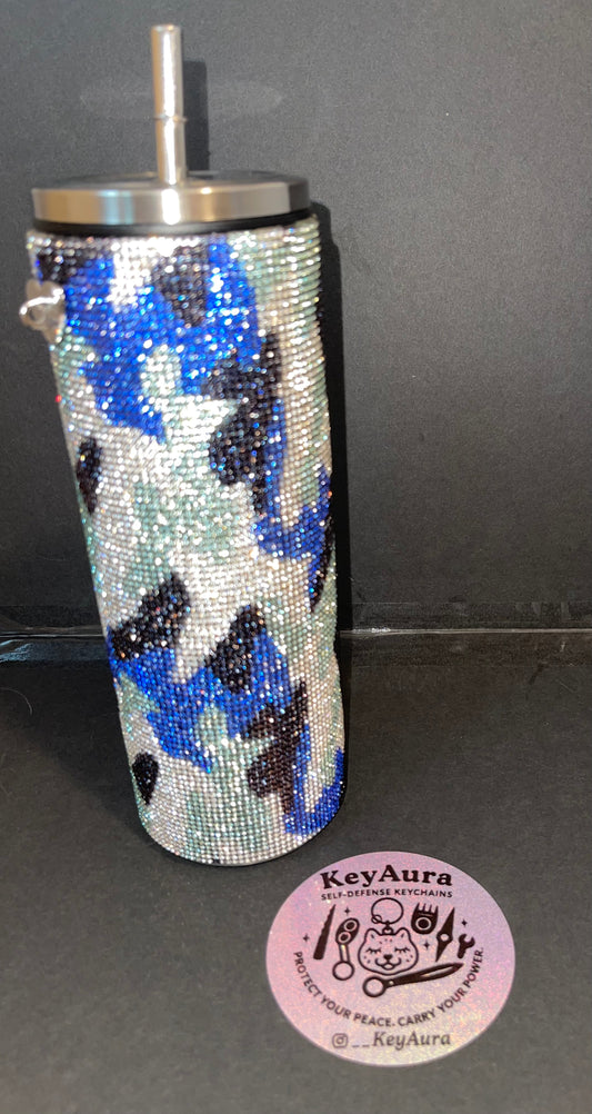 Blue Camo 20 oz. Tumbler