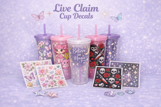 Live Claim Cup Decal