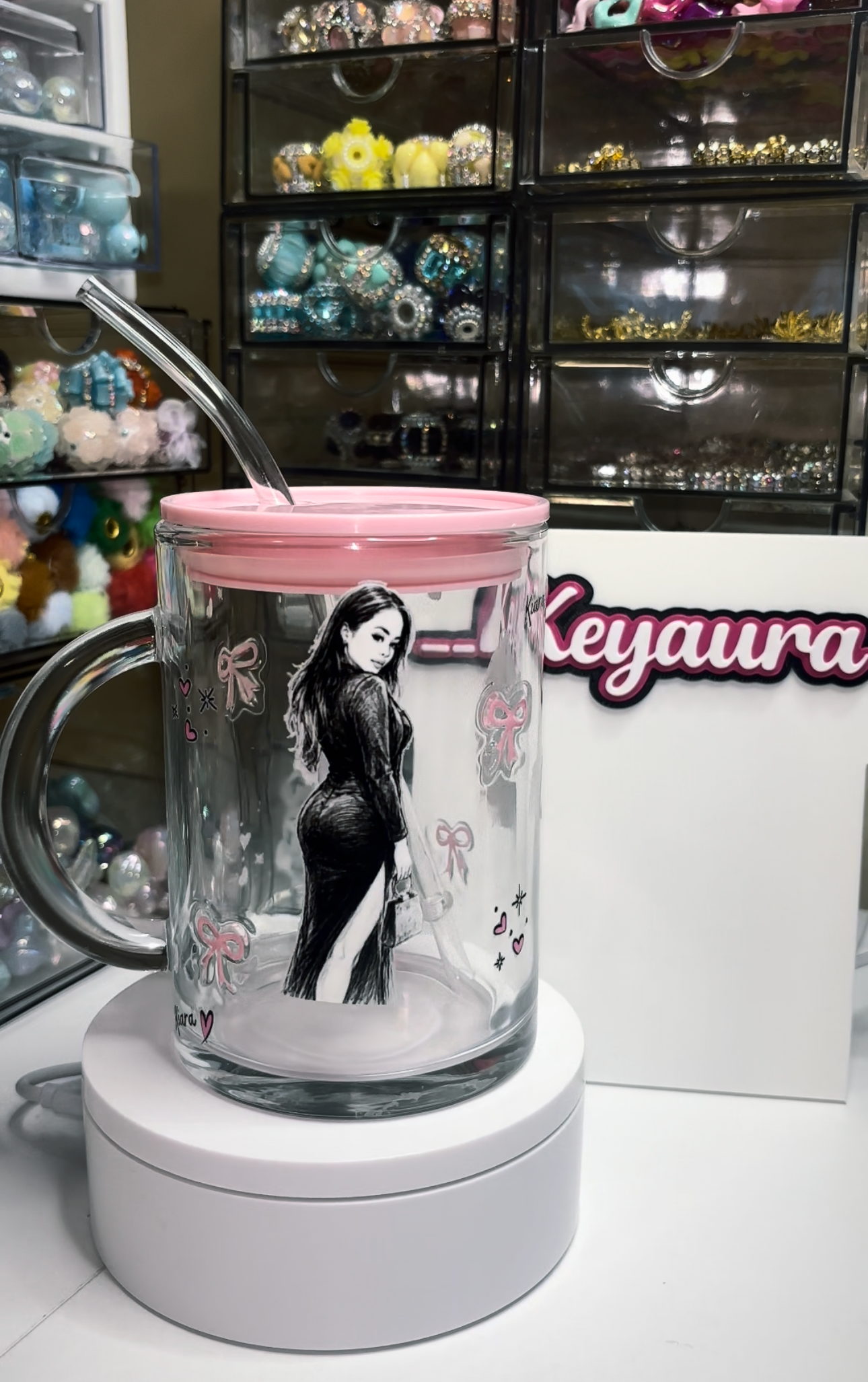 Personalized Photo Glass Mug